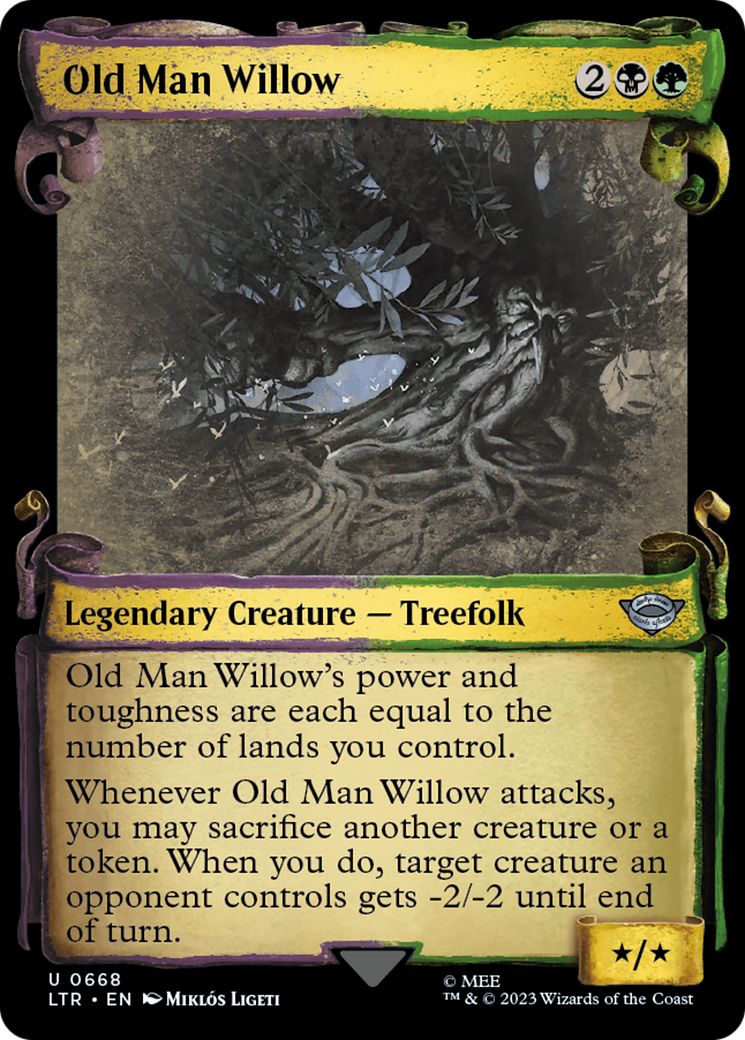 Old Man Willow [The Lord of the Rings: Tales of Middle-Earth Showcase Scrolls] - Magic: The Gathering - Card Brawlers | Quebec | Canada |