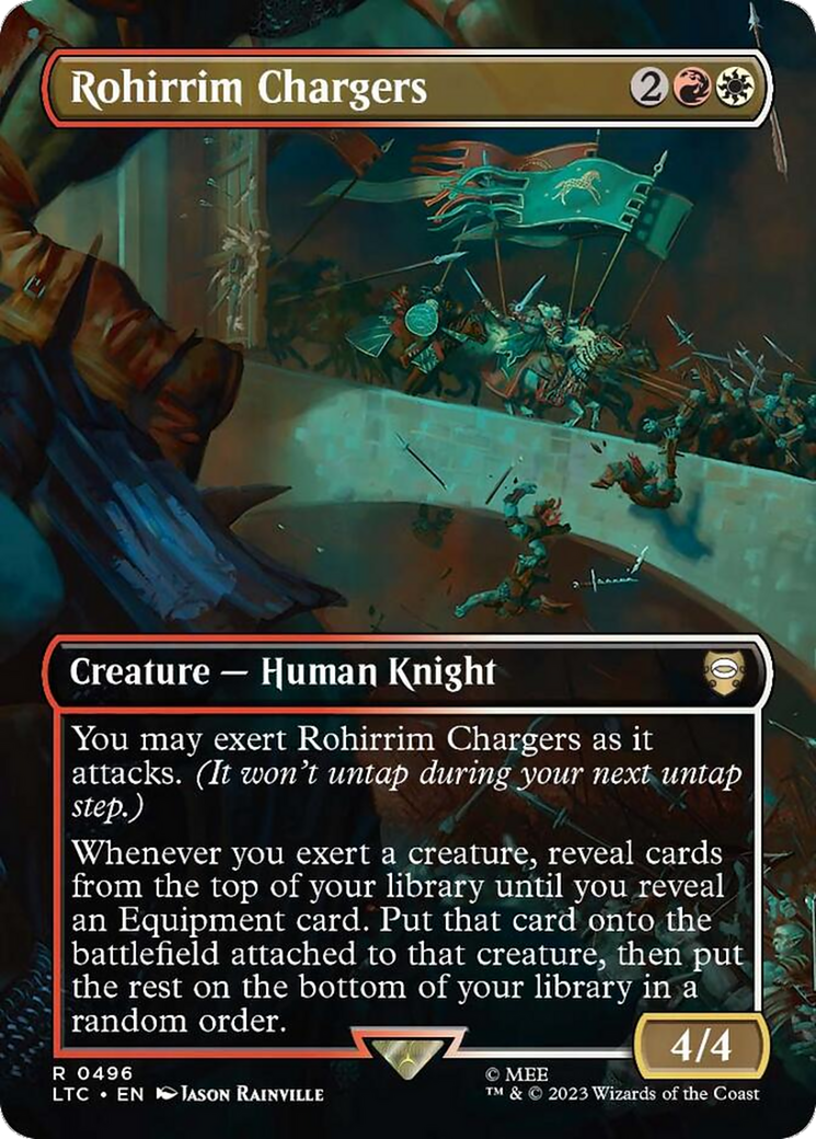 Rohirrim Chargers (Borderless) [The Lord of the Rings: Tales of Middle-Earth Commander] - Magic: The Gathering - Card Brawlers | Quebec | Canada |