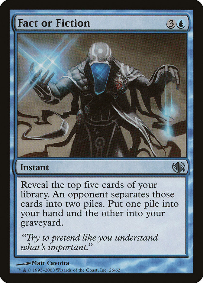Fact or Fiction [Duel Decks: Jace vs. Chandra] - Magic: The Gathering - Card Brawlers | Quebec | Canada |