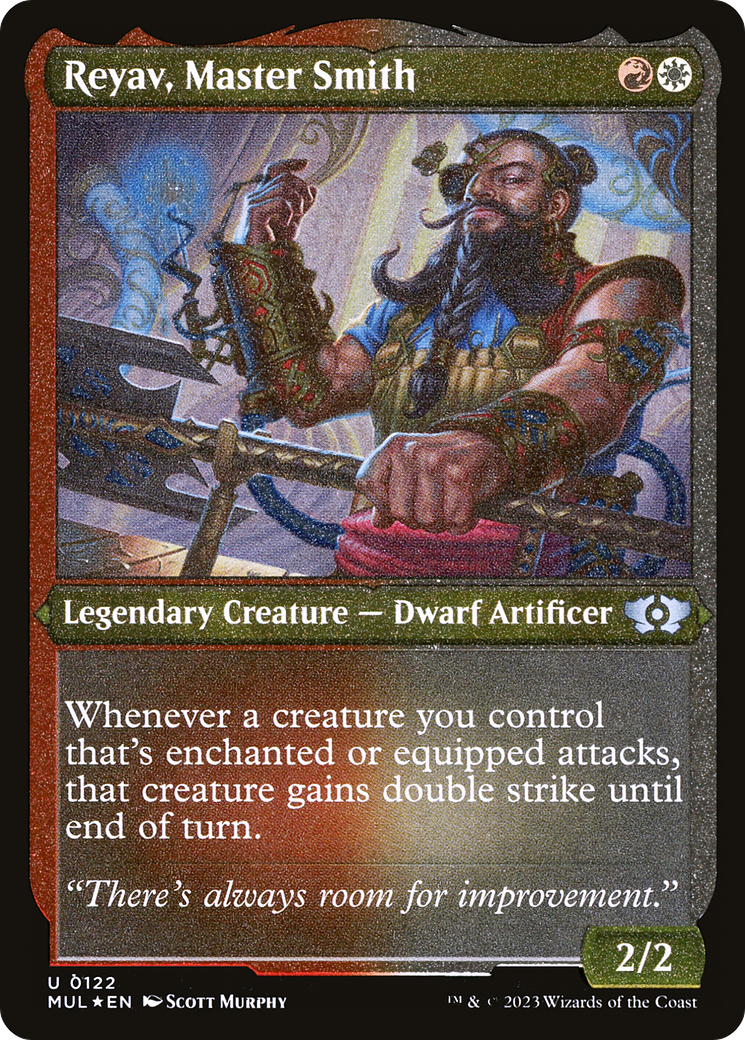 Reyav, Master Smith (Foil Etched) [Multiverse Legends] - Magic: The Gathering - Card Brawlers | Quebec | Canada |