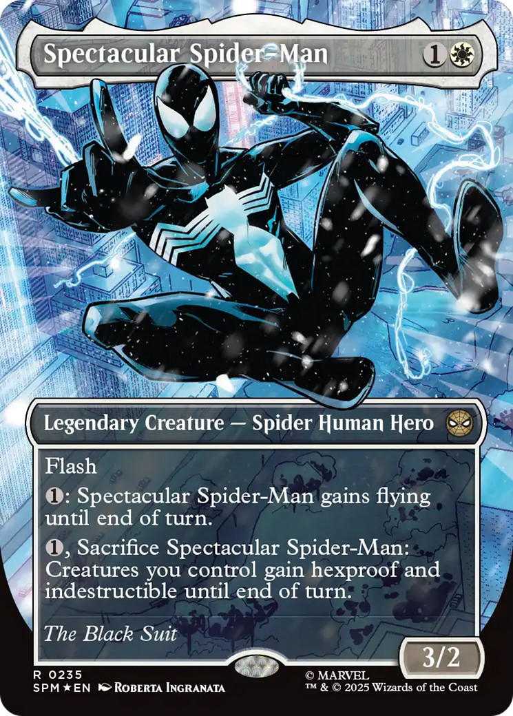 Spectacular Spider-Man (0235) (Borderless) (Textured Foil) [Marvel's Spider-Man] - Magic: The Gathering - Card Brawlers | Quebec | Canada |
