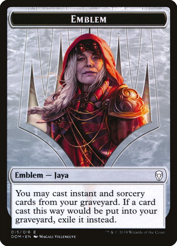 Jaya Ballard Emblem [Dominaria Tokens] - Magic: The Gathering - Card Brawlers | Quebec | Canada |