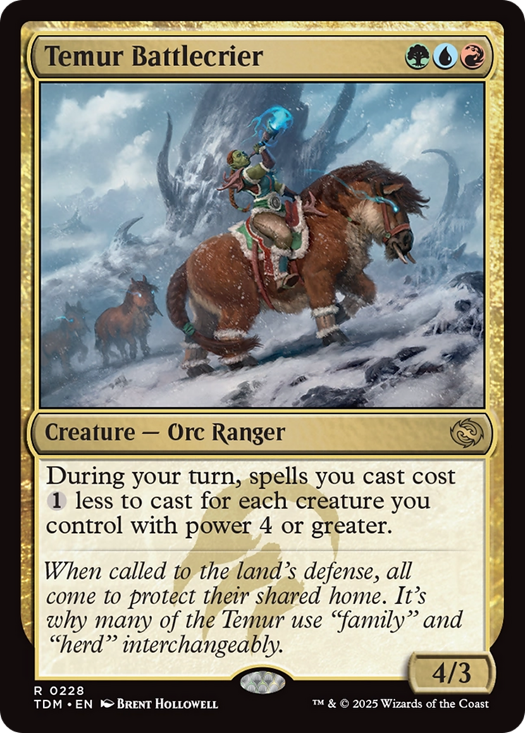 Temur Battlecrier [Tarkir: Dragonstorm] - Magic: The Gathering - Card Brawlers | Quebec | Canada |