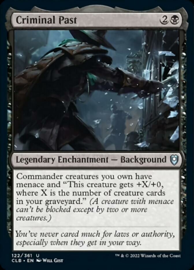 Criminal Past [Commander Legends: Battle for Baldur's Gate] - Magic: The Gathering - Card Brawlers | Quebec | Canada |