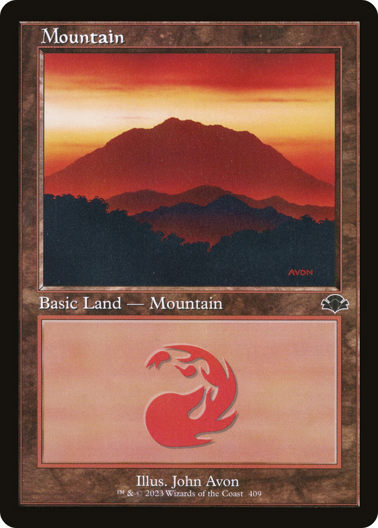 Mountain (409) (Retro) [Dominaria Remastered] - Magic: The Gathering - Card Brawlers | Quebec | Canada |