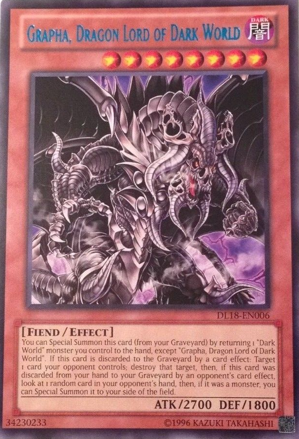 Grapha, Dragon Lord of Dark World (Blue) [DL18-EN006] Rare - Yu-Gi-Oh! - Card Brawlers | Quebec | Canada |