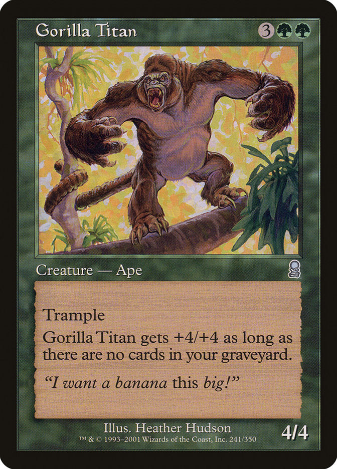 Gorilla Titan [Odyssey] - Magic: The Gathering - Card Brawlers | Quebec | Canada |