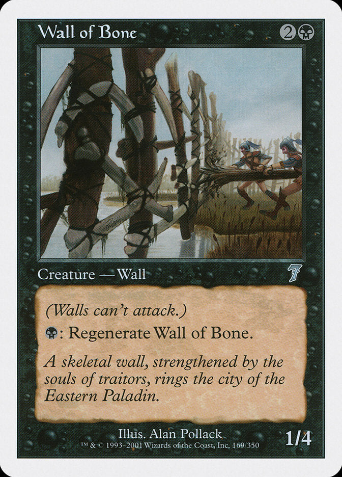 Wall of Bone [Seventh Edition] - Magic: The Gathering - Card Brawlers | Quebec | Canada |