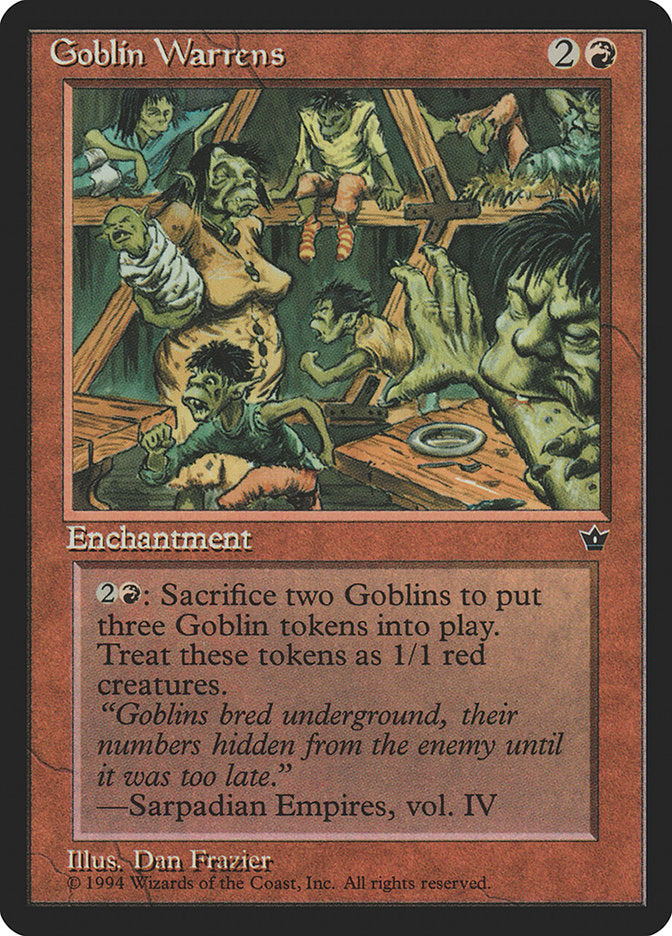 Goblin Warrens [Fallen Empires] - Magic: The Gathering - Card Brawlers | Quebec | Canada |