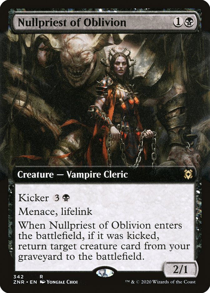 Nullpriest of Oblivion (Extended Art) [Zendikar Rising] - Magic: The Gathering - Card Brawlers | Quebec | Canada |