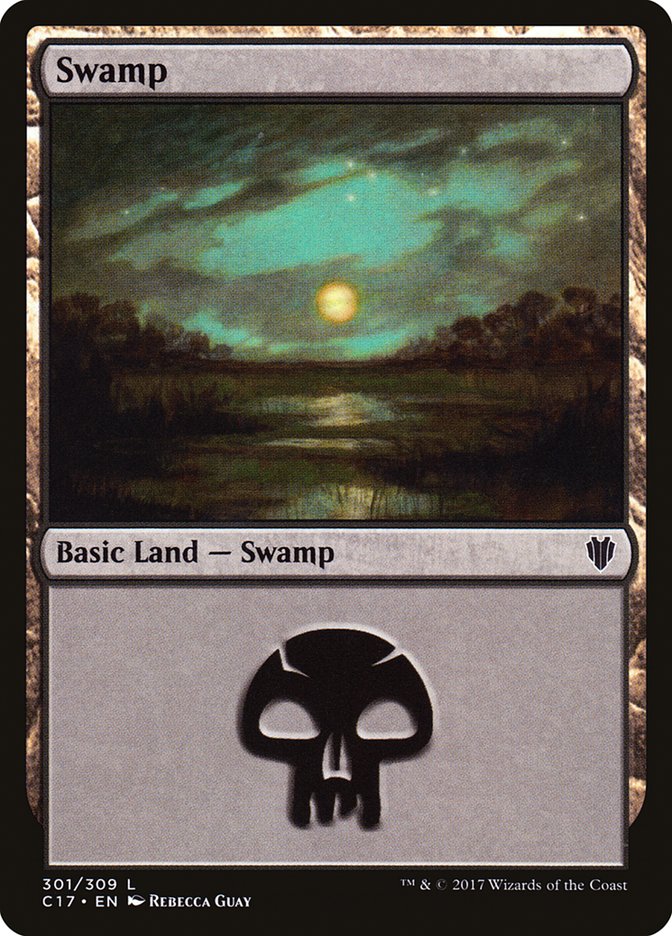 Swamp (301) [Commander 2017] - Magic: The Gathering - Card Brawlers | Quebec | Canada |