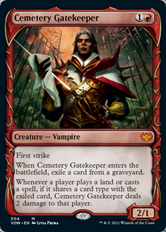 Cemetery Gatekeeper (Showcase Fang Frame) [Innistrad: Crimson Vow] - Magic: The Gathering - Card Brawlers | Quebec | Canada |