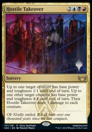Hostile Takeover (Promo Pack) [Streets of New Capenna Promos] - Magic: The Gathering - Card Brawlers | Quebec | Canada |