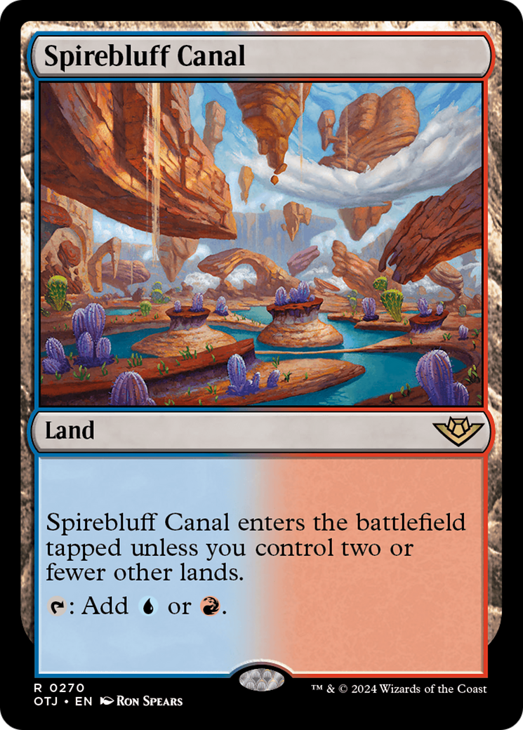 Spirebluff Canal [Outlaws of Thunder Junction] - Magic: The Gathering - Card Brawlers | Quebec | Canada |