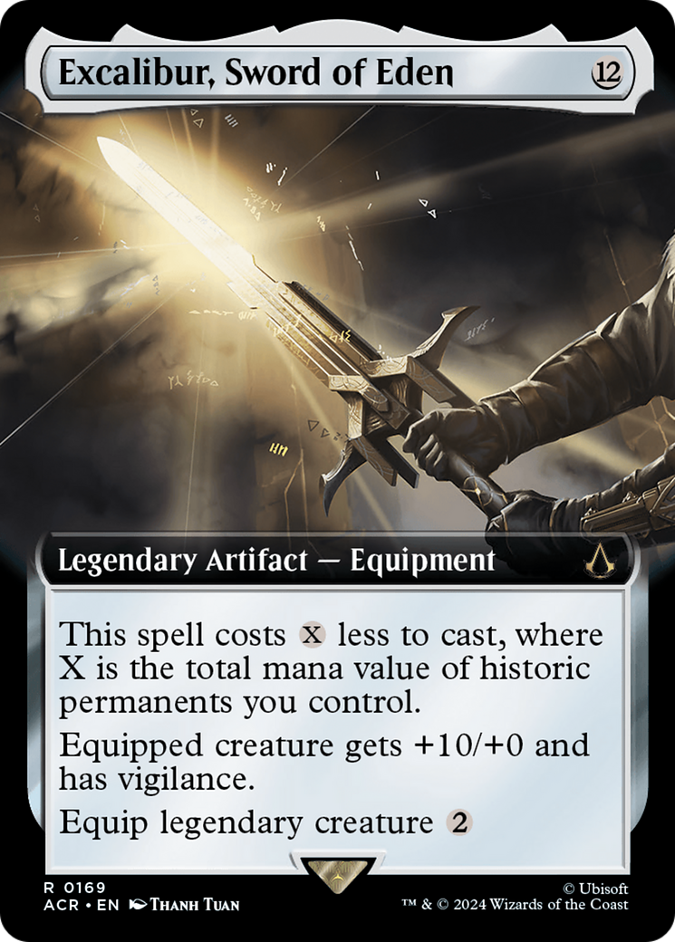 Excalibur, Sword of Eden (Extended Art) [Assassin's Creed] - Magic: The Gathering - Card Brawlers | Quebec | Canada |