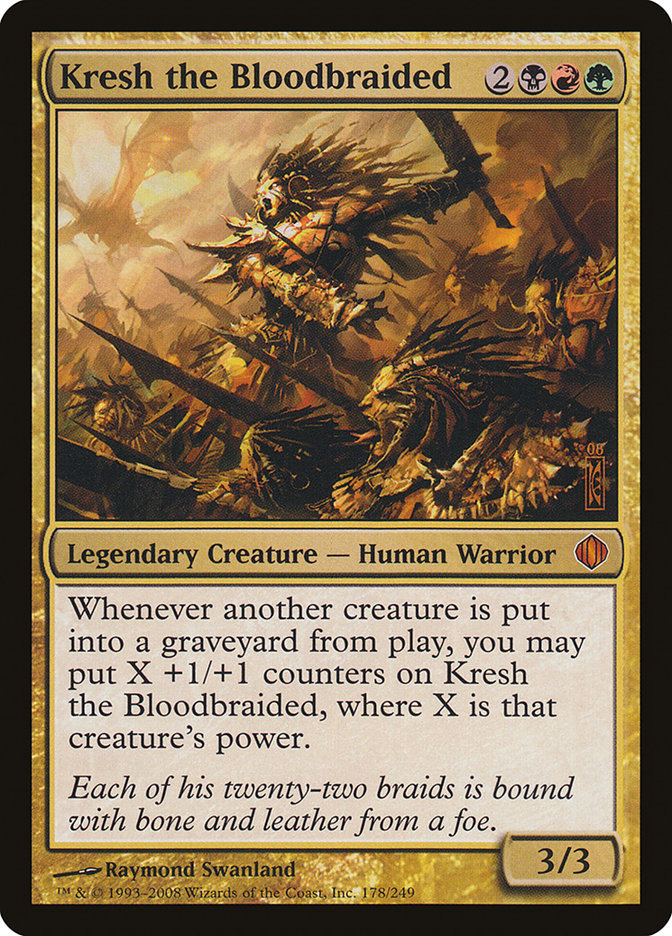 Kresh the Bloodbraided [Shards of Alara] - Magic: The Gathering - Card Brawlers | Quebec | Canada |