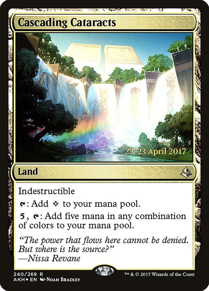 Cascading Cataracts [Amonkhet Prerelease Promos] - Magic: The Gathering - Card Brawlers | Quebec | Canada |