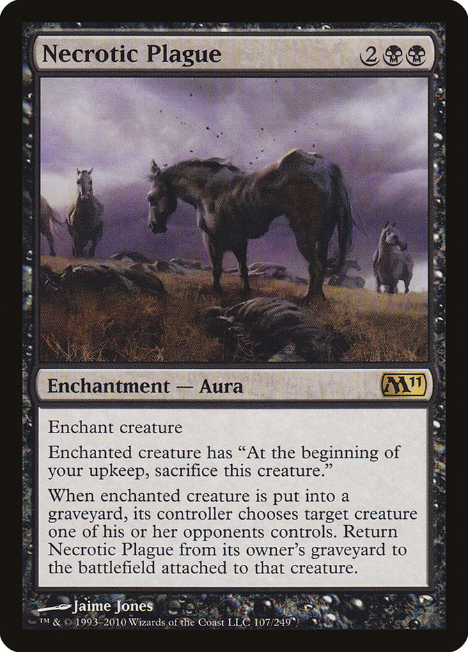 Necrotic Plague [Magic 2011] - Magic: The Gathering - Card Brawlers | Quebec | Canada |