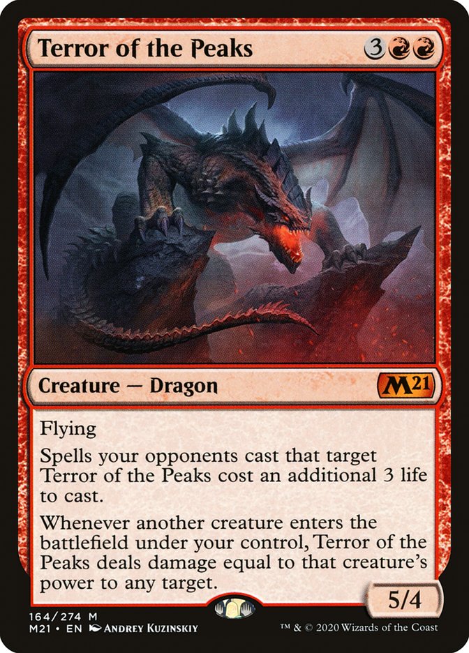 Terror of the Peaks [Core Set 2021] - Magic: The Gathering - Card Brawlers | Quebec | Canada |