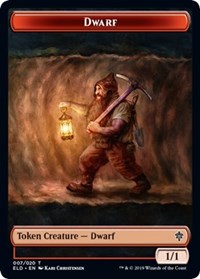 Dwarf // Food (15) Double-Sided Token [Throne of Eldraine Tokens] - Magic: The Gathering - Card Brawlers | Quebec | Canada |