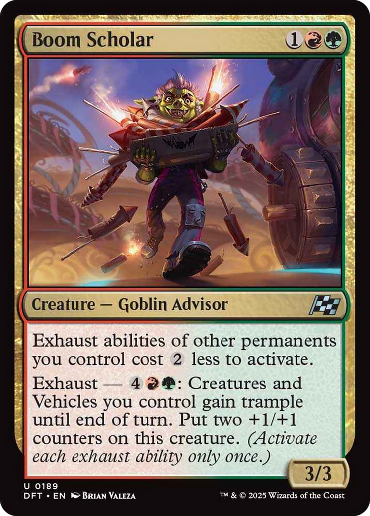 Boom Scholar [Aetherdrift] - Magic: The Gathering - Card Brawlers | Quebec | Canada |