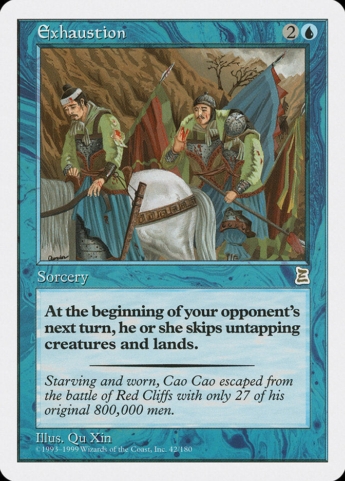 Exhaustion [Portal Three Kingdoms] - Magic: The Gathering - Card Brawlers | Quebec | Canada |