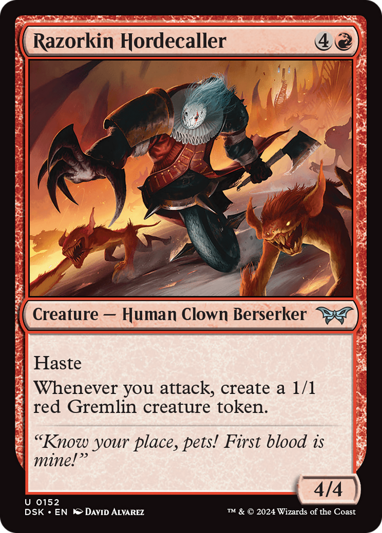 Razorkin Hordecaller [Duskmourn: House of Horror] - Magic: The Gathering - Card Brawlers | Quebec | Canada |