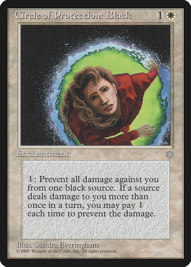 Circle of Protection: Black [Ice Age] - Magic: The Gathering - Card Brawlers | Quebec | Canada |