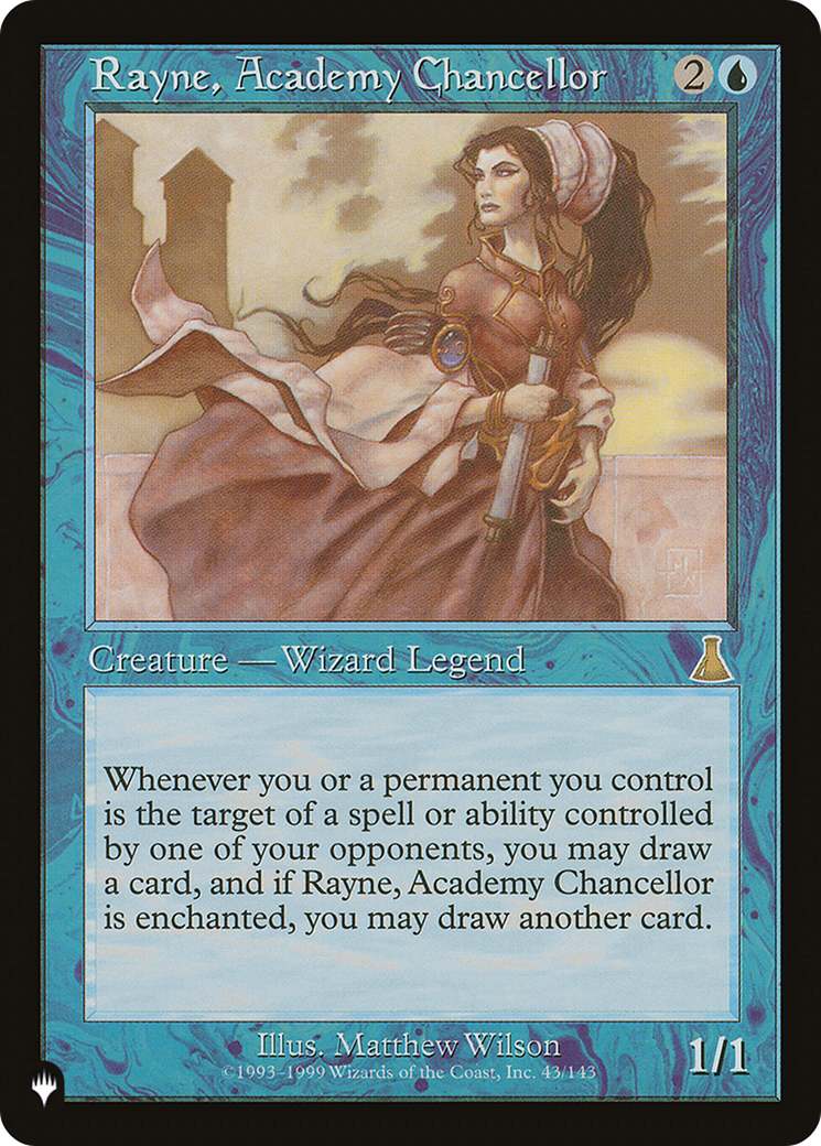 Rayne, Academy Chancellor [The List] - Magic: The Gathering - Card Brawlers | Quebec | Canada |