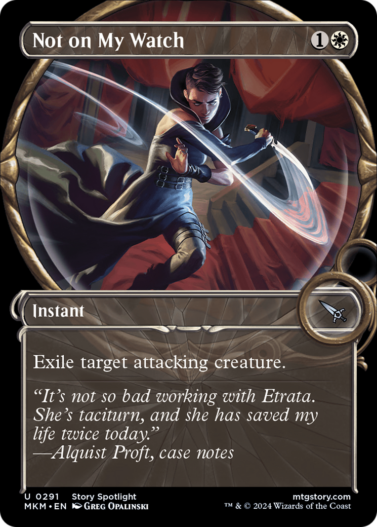 Not on my Watch (Showcase) [Murders at Karlov Manor] - Magic: The Gathering - Card Brawlers | Quebec | Canada |