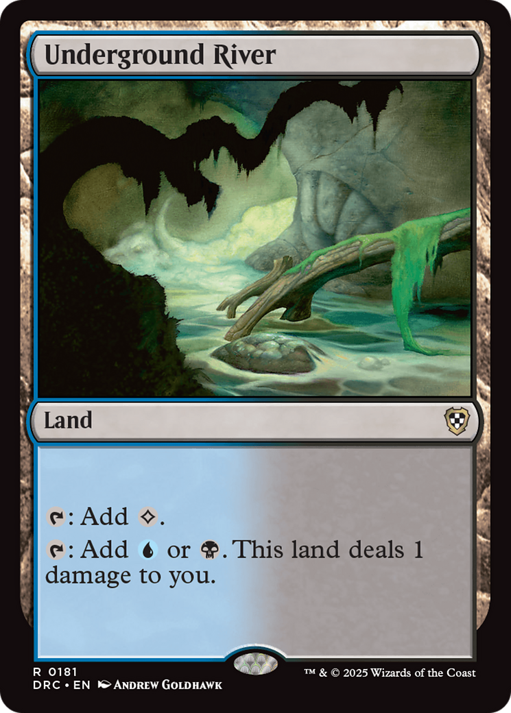 Underground River [Aetherdrift Commander] - Magic: The Gathering - Card Brawlers | Quebec | Canada |