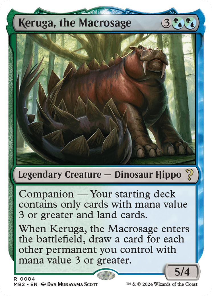 Keruga, the Macrosage (White Border) [Mystery Booster 2] - Magic: The Gathering - Card Brawlers | Quebec | Canada |