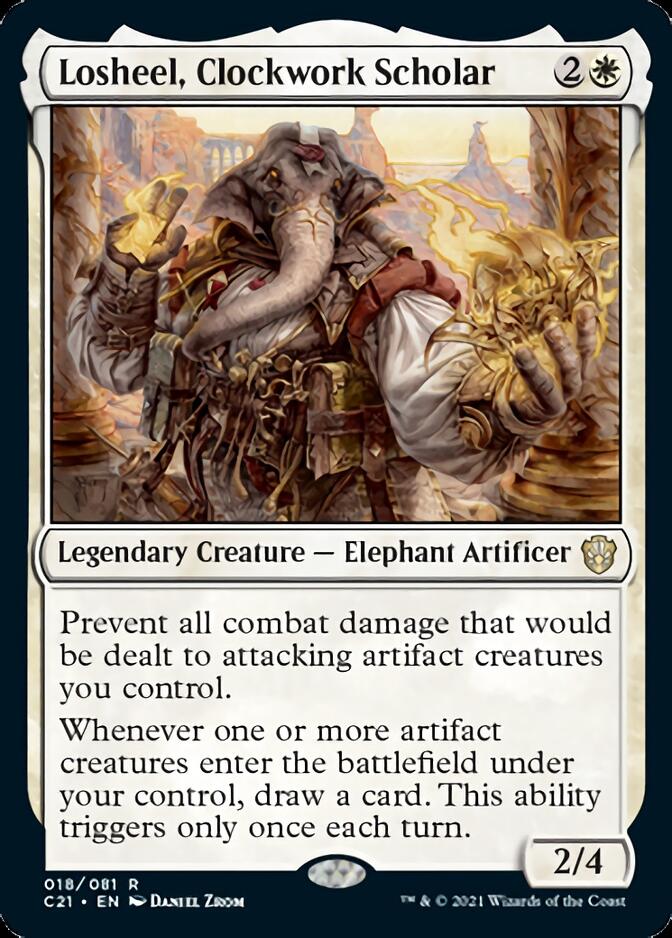 Losheel, Clockwork Scholar [Commander 2021] - Magic: The Gathering - Card Brawlers | Quebec | Canada |
