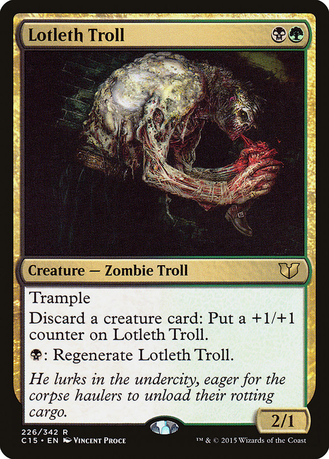 Lotleth Troll [Commander 2015] - Magic: The Gathering - Card Brawlers | Quebec | Canada |
