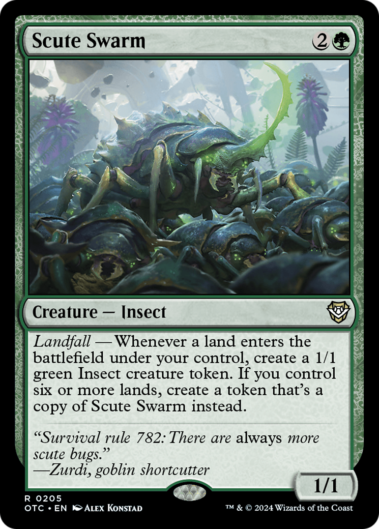 Scute Swarm [Outlaws of Thunder Junction Commander] - Magic: The Gathering - Card Brawlers | Quebec | Canada |