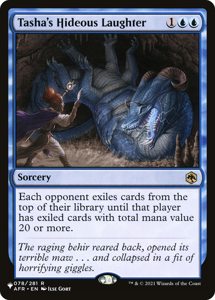 Tasha's Hideous Laughter [The List] - Magic: The Gathering - Card Brawlers | Quebec | Canada |