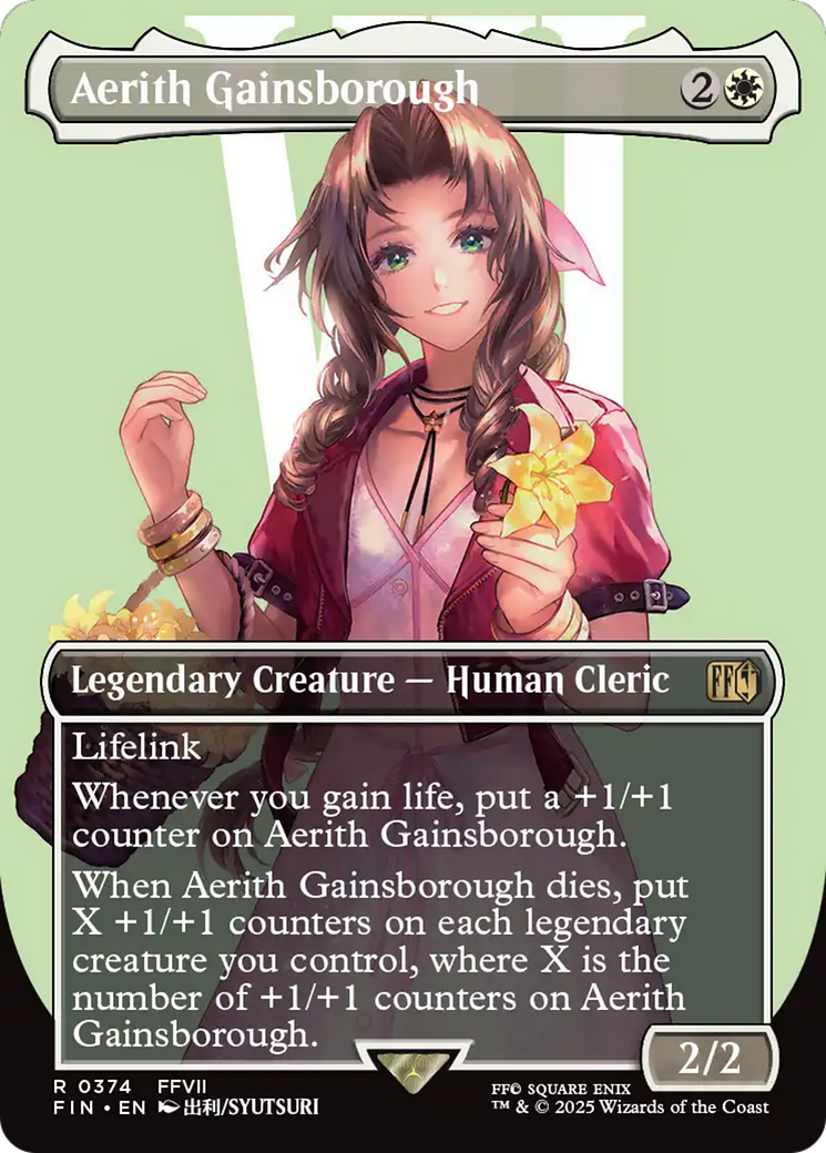 Aerith Gainsborough (Borderless) [FINAL FANTASY] - Magic: The Gathering - Card Brawlers | Quebec | Canada |