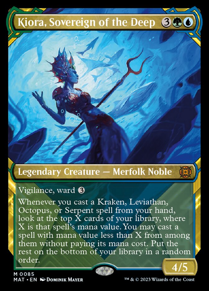 Kiora, Sovereign of the Deep (Showcase) [March of the Machine: The Aftermath] - Magic: The Gathering - Card Brawlers | Quebec | Canada |