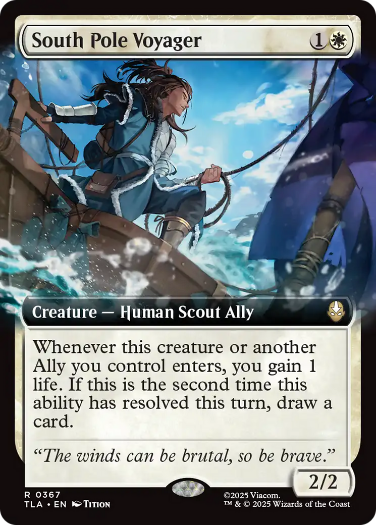 South Pole Voyager (Extended Art) [Avatar: The Last Airbender] - Magic: The Gathering - Card Brawlers | Quebec | Canada |