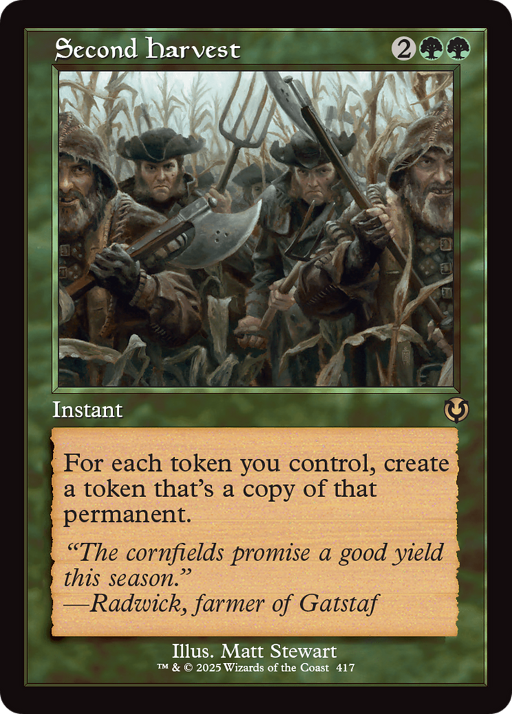 Second Harvest (Retro Frame) [Innistrad Remastered] - Magic: The Gathering - Card Brawlers | Quebec | Canada |