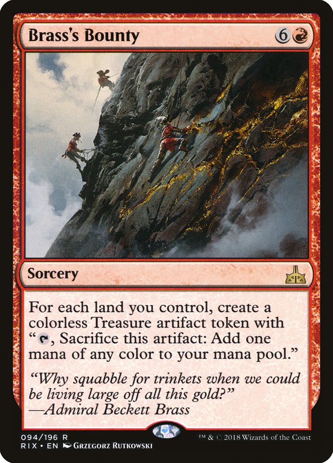 Brass's Bounty [Rivals of Ixalan] - Magic: The Gathering - Card Brawlers | Quebec | Canada |