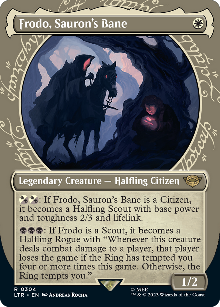 Frodo, Sauron's Bane (Showcase Ring Frame) [The Lord of the Rings: Tales of Middle-Earth] - Magic: The Gathering - Card Brawlers | Quebec | Canada |