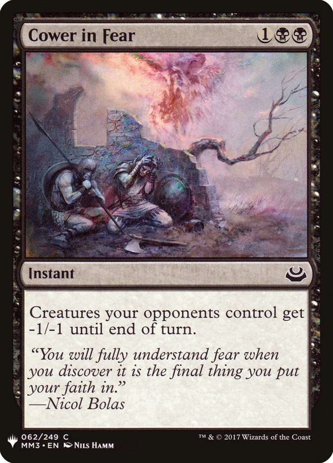 Cower in Fear [Mystery Booster] - Magic: The Gathering - Card Brawlers | Quebec | Canada |