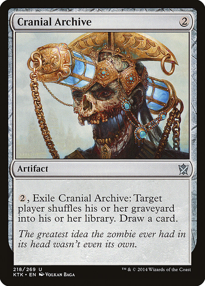 Cranial Archive [Khans of Tarkir] - Magic: The Gathering - Card Brawlers | Quebec | Canada |