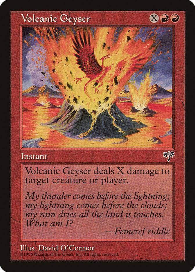 Volcanic Geyser [Mirage] - Magic: The Gathering - Card Brawlers | Quebec | Canada |