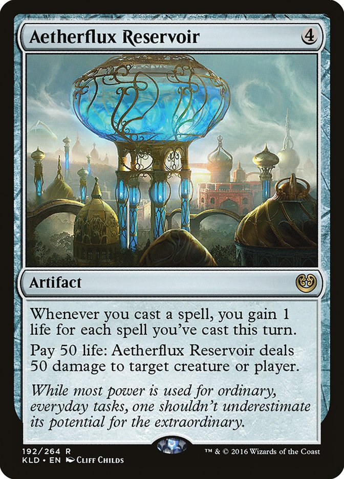 Aetherflux Reservoir [Kaladesh] - Magic: The Gathering - Card Brawlers | Quebec | Canada |