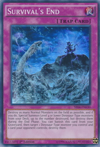 Survival's End [SR04-EN030] Super Rare - Yu-Gi-Oh! - Card Brawlers | Quebec | Canada |