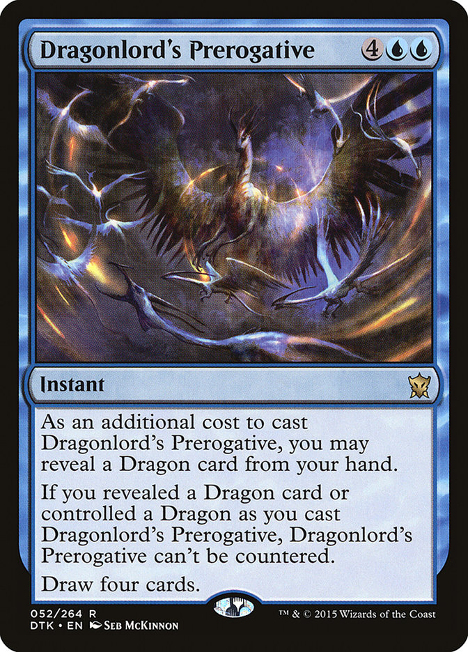 Dragonlord's Prerogative [Dragons of Tarkir] - Magic: The Gathering - Card Brawlers | Quebec | Canada |