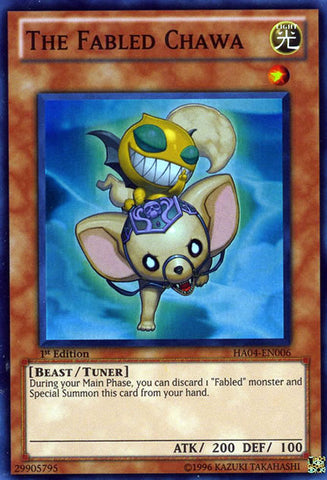 The Fabled Chawa [HA04-EN006] Super Rare - Yu-Gi-Oh! - Card Brawlers | Quebec | Canada |