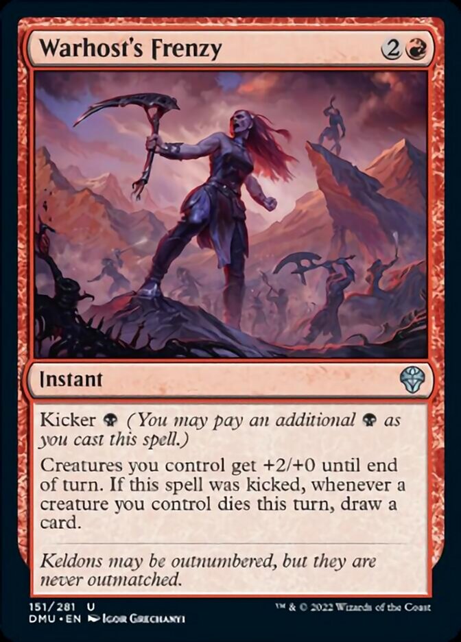 Warhost's Frenzy [Dominaria United] - Magic: The Gathering - Card Brawlers | Quebec | Canada |